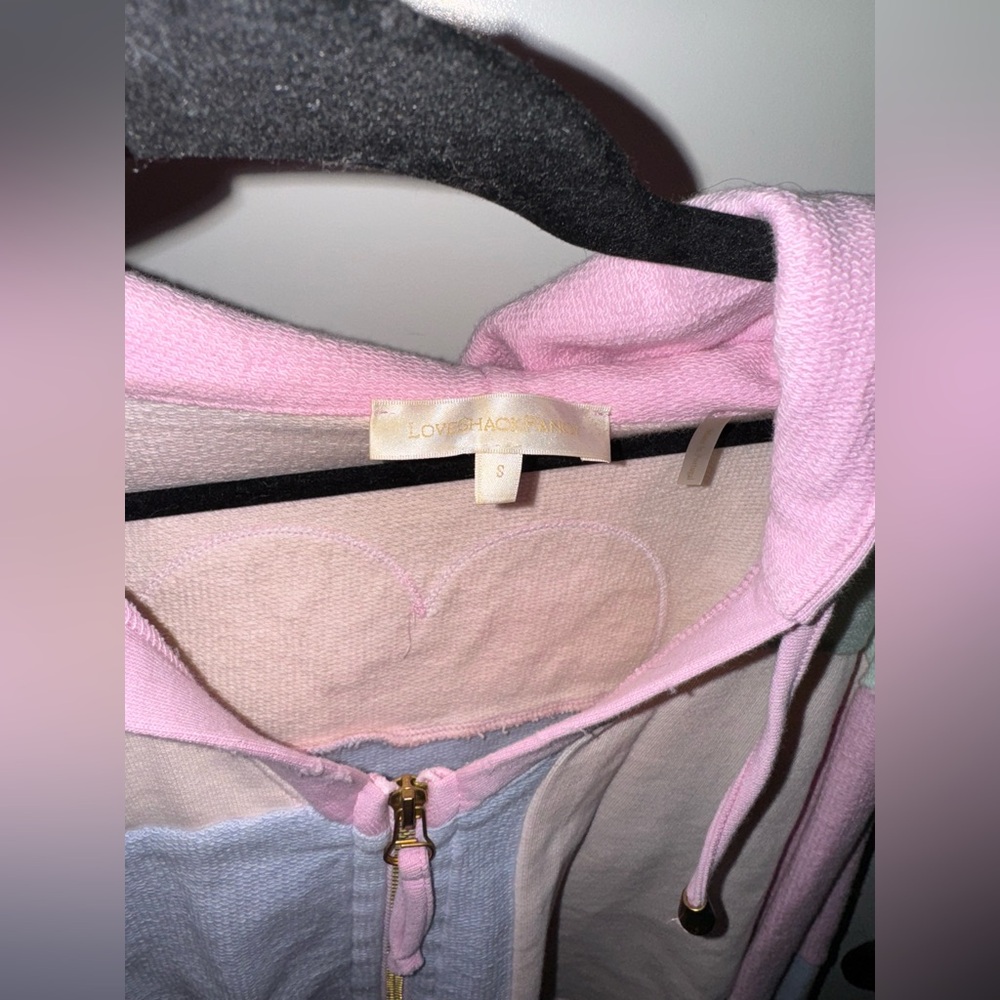 Loveshackfancy Alden Crop Patchwork Heart Color B… - image 6